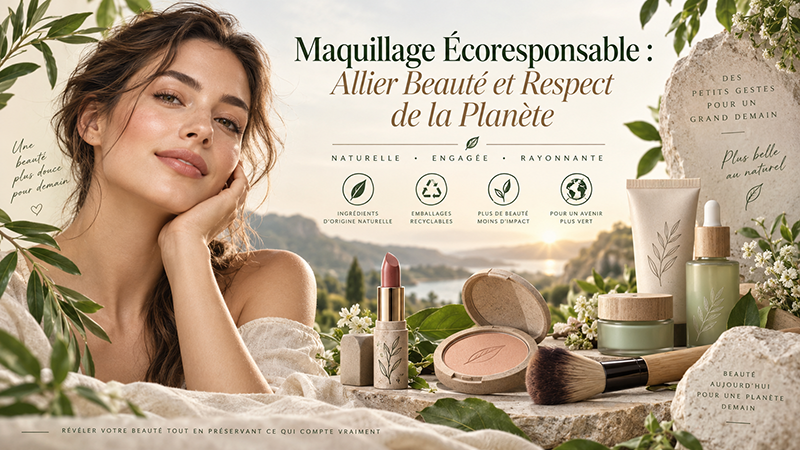 Maquillage Écoresponsable : Allier Beauté et Respect de la Planète