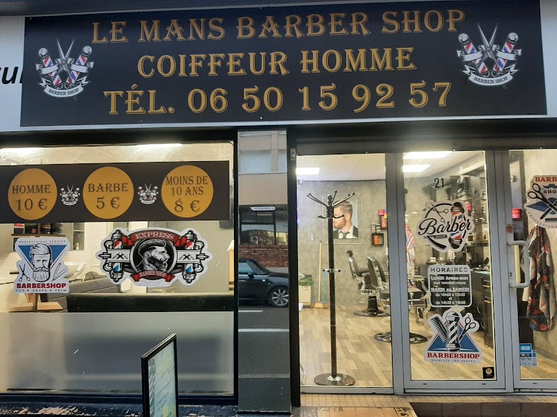 LE MANS BARBER SHOP SANS RENDEZ-VOUS - Coiffure Le Mans - OneBooking