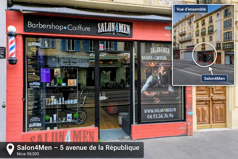 SALON4MEN - Coiffure Nice - Photo de couverture - OneBooking