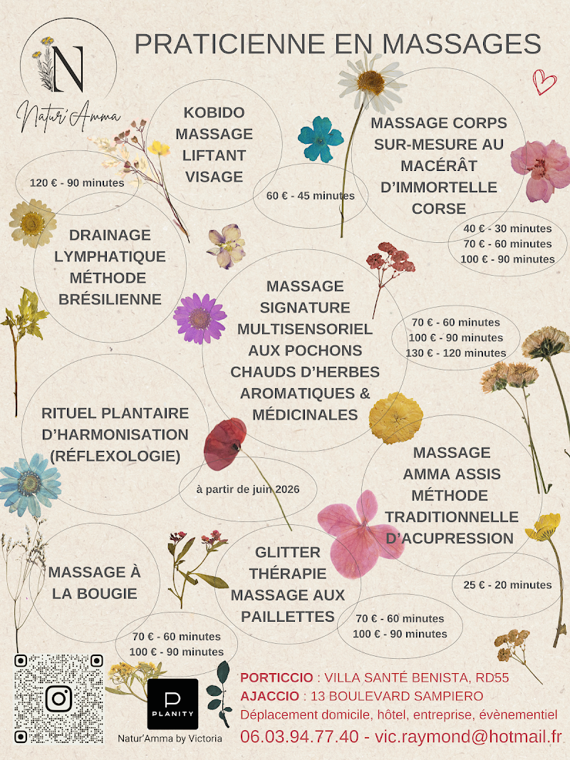 NATUR'AMMA ~ Massages & Drainages by Victoria (PORTICCIO & AJACCIO)