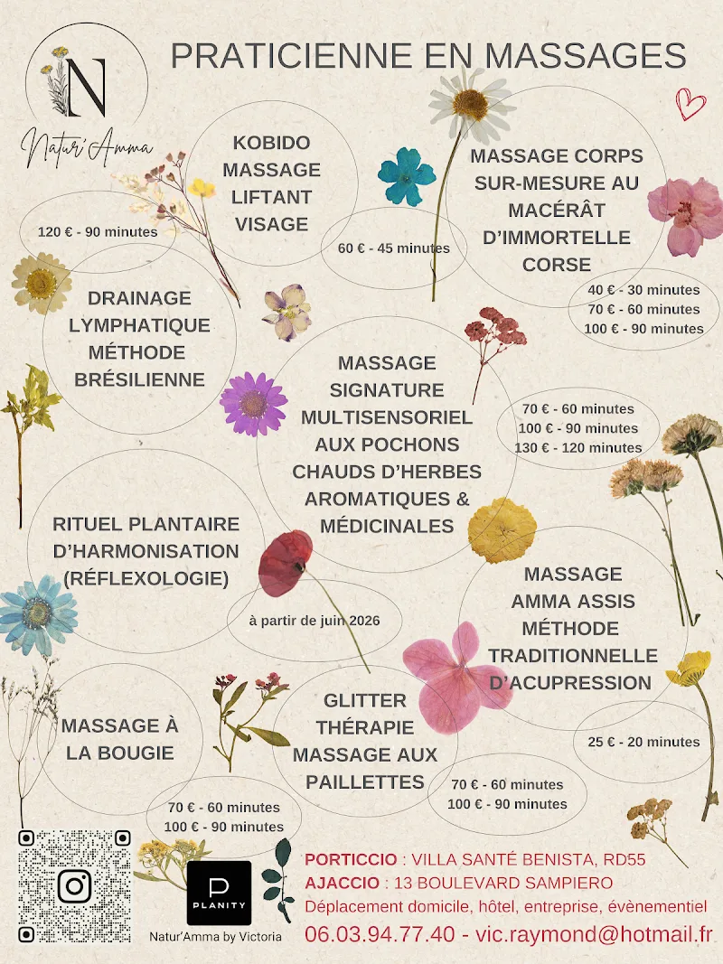 NATUR'AMMA ~ Massages & Drainages by Victoria (PORTICCIO & AJACCIO)