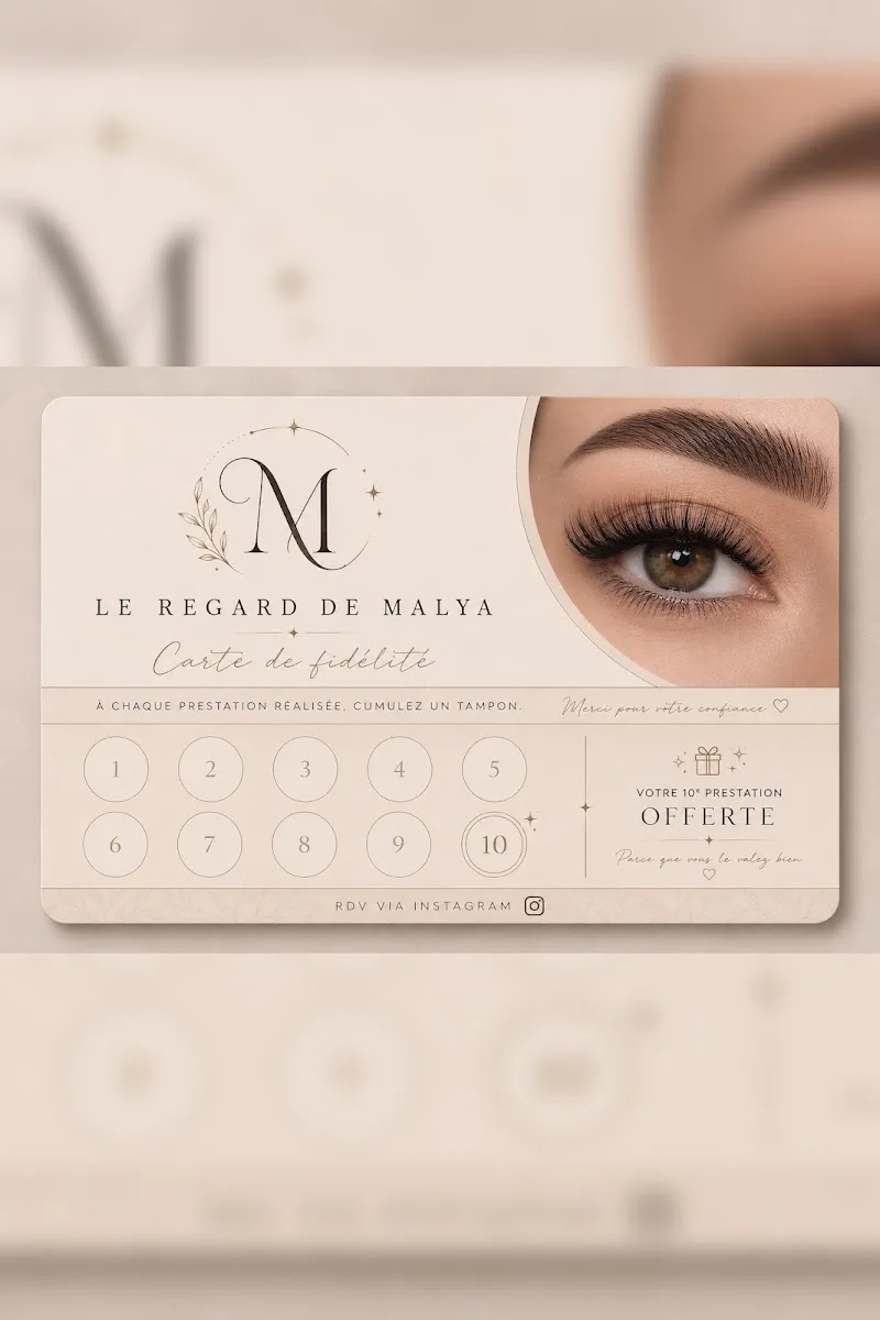 Le regard de Malya cils et sourcils