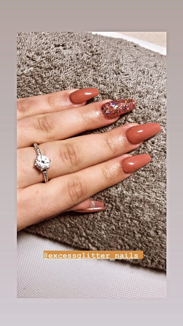Excess Glitter Nails