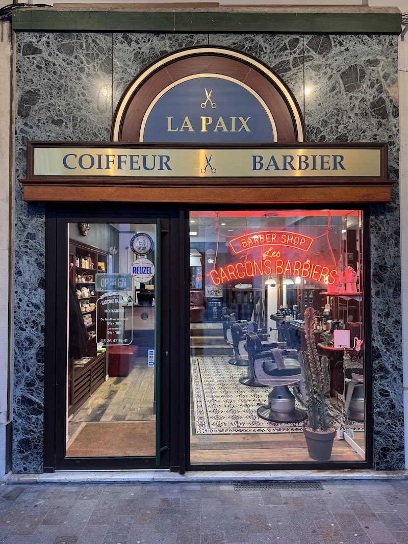 Les Garçons Barbiers ( Anciennement La Paix Coiffeur & Barbier ) - Coiffure Reims - OneBooking