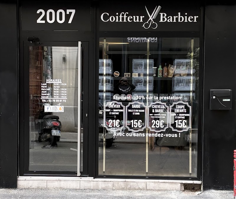 2007 Coiffeur Barbier - Coiffure Rouen - OneBooking