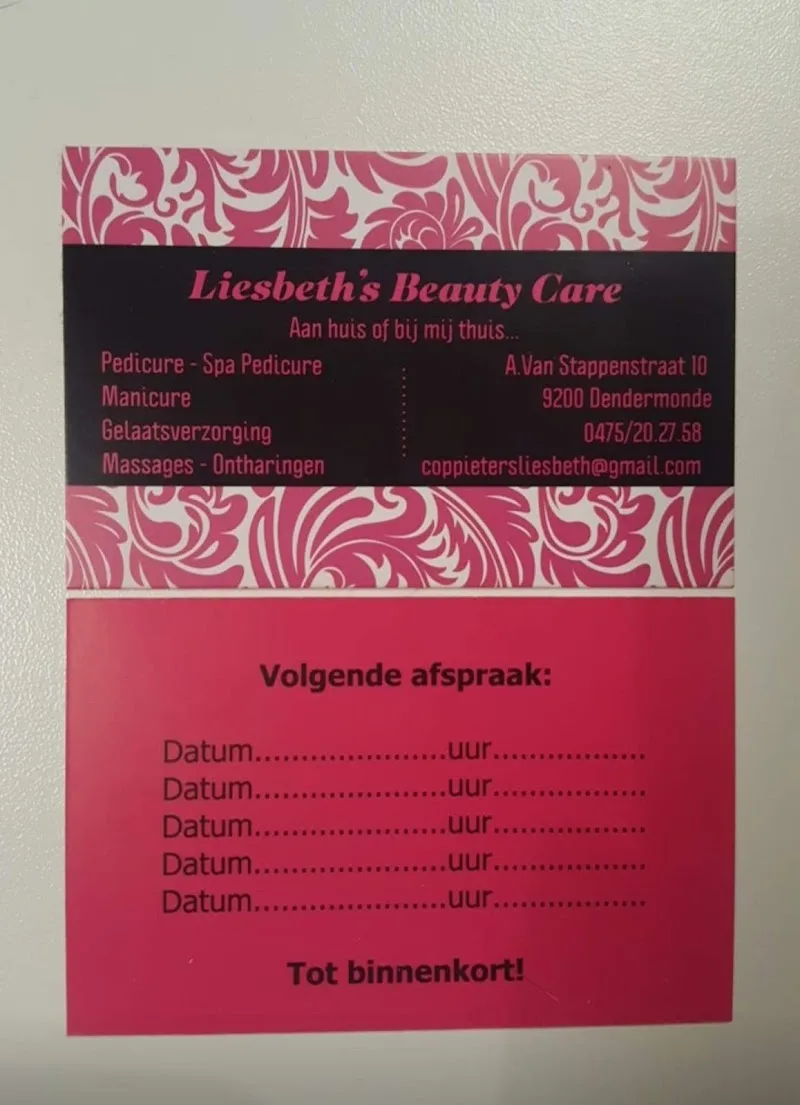 Liesbeth's Beauty Care - Institut de beauté Dendermonde - OneBooking