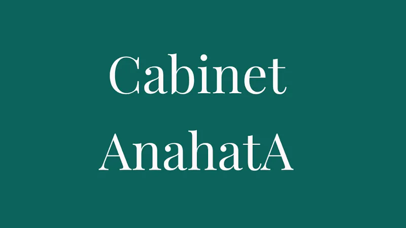 Cabinet AnahatA