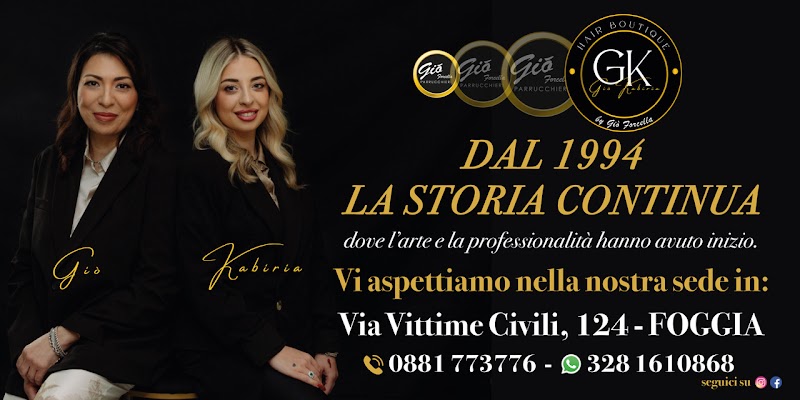 GK HAIR BOUTIQUE by Gió Forcella - Salone Total Nashi - Coiffure Foggia - OneBooking