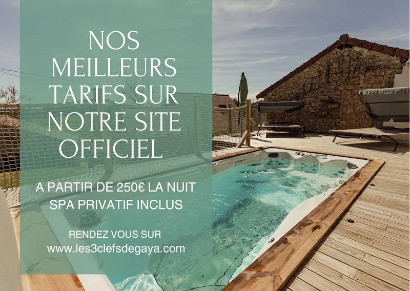 Les 3 Clefs de GaYa Bien-Être & Spa privatif