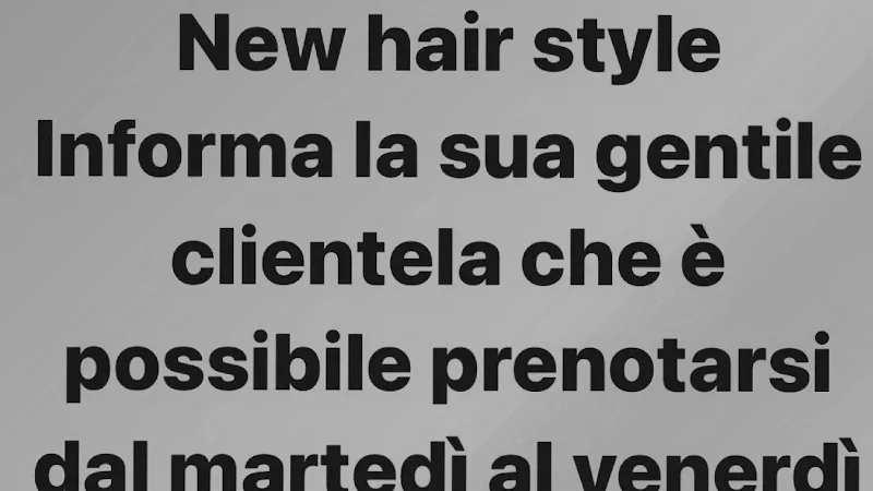New Hair Style di Trovato Orazio Luca - Coiffure Catania - OneBooking