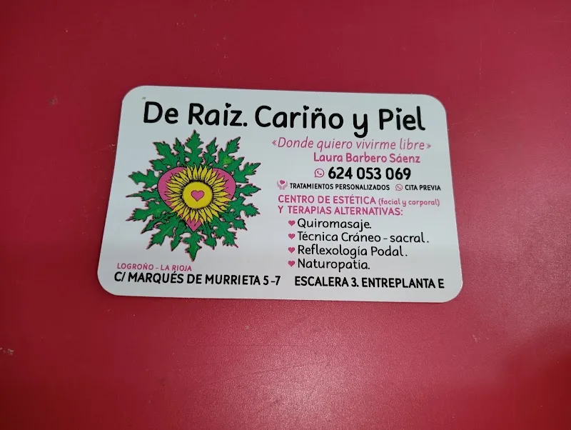 De Raiz. Cariño Y Piel - Institut de beauté Logroño - OneBooking