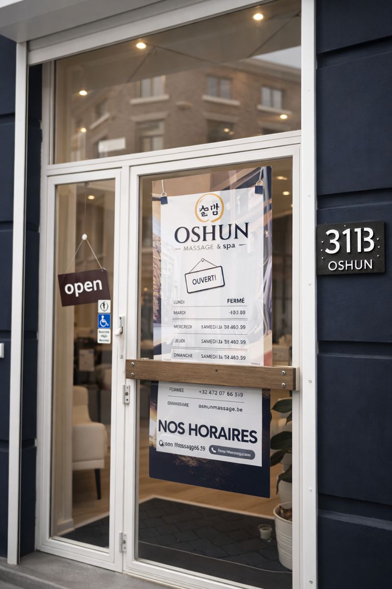 Oshun, Massage & spa Coréen