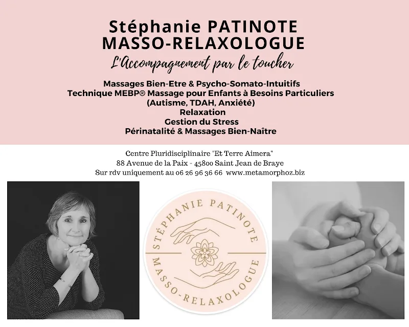 METAMORPHOZ STÉPHANIE PATINOTE MASSO-RELAXOLOGUE