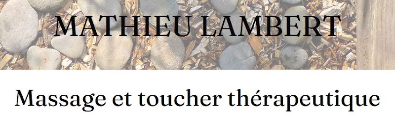 Mathieu Lambert - Massothérapeute