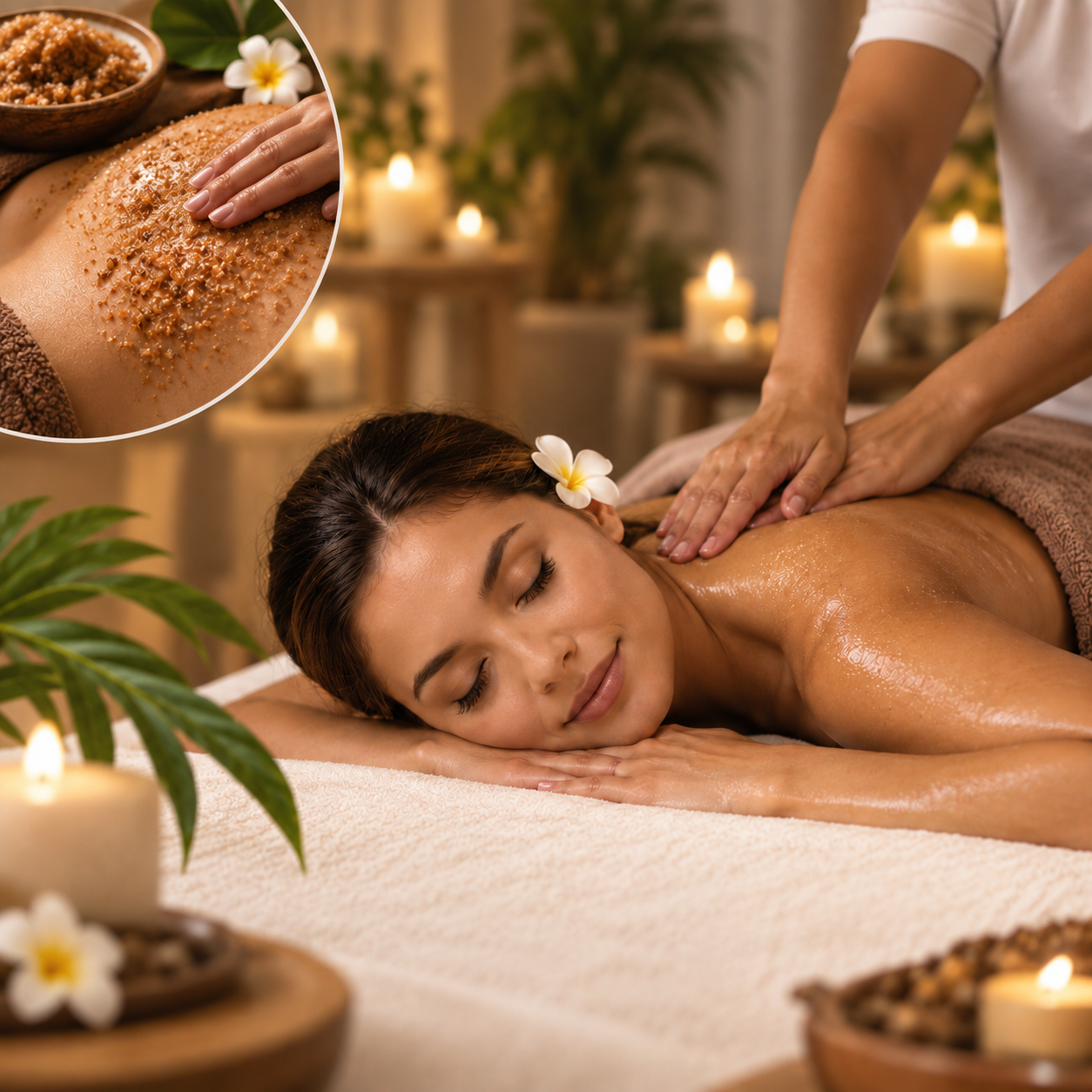 Le Zénith – Gommage + Massage Abhyanga